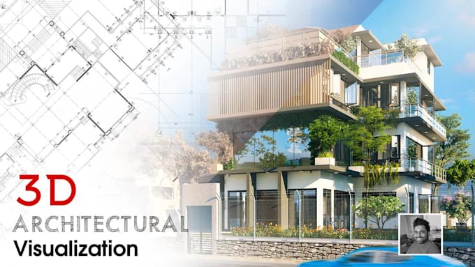 do photorealistic house exterior 3d visualization