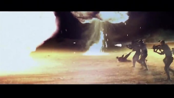 do realistic vfx compositing fire explosions gunshots smoke blood effect  debris