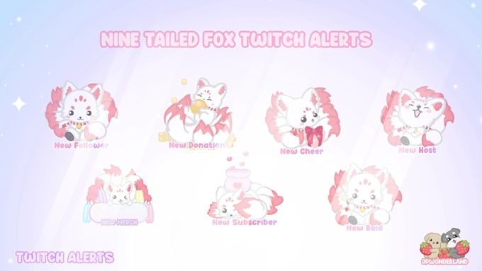 create animated alerts for twitch or stream channel