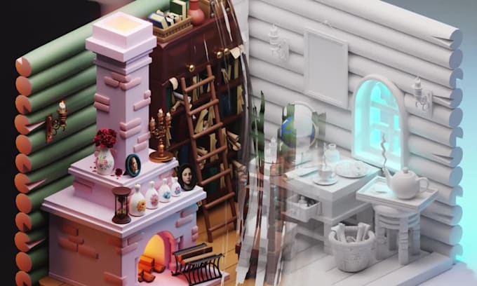create professional 3d environments and animations