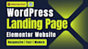 build a high converting wordpress landing page elementor