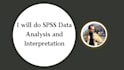 do spss data analysis and interpretation