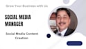 social media manager content creator health and mental health sector