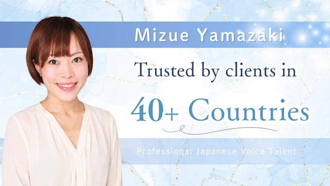 record professional japanese voice over