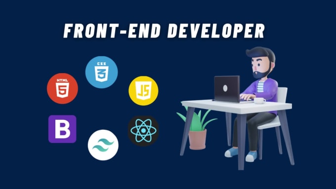 Be Your Front End Web Developer Using React Js, Html, Css, Javascript ...