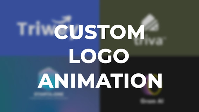 make a unique logo animation