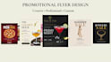 design a luxury promotional flyer for your business or event