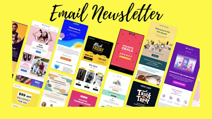 design a professional HTML email newsletter for you