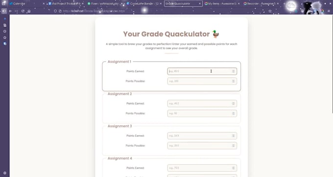 create a modern, responsive, SEO friendly, front end website