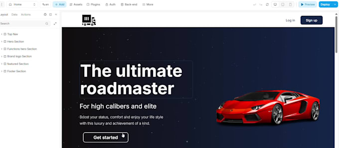 create custom web apps in weweb using supabase or xano