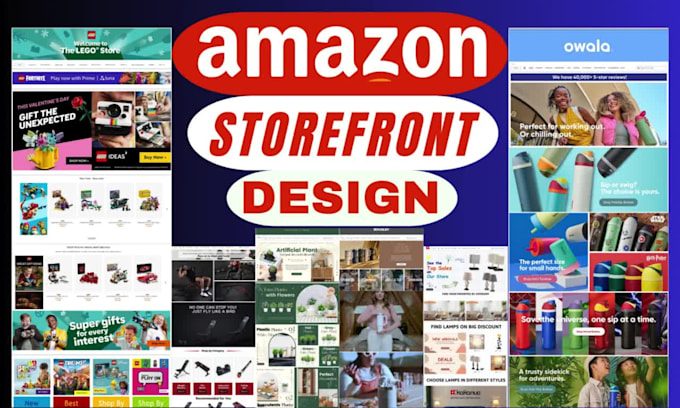 do amazon storefront design, amazon ebc design, storefront