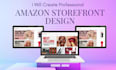 set professional amazon storefront design or amazon brand store