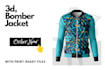 design 3d bomber jacket and other clothing mockups