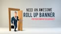 design a roll up banner