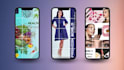 design aesthetic instagram puzzle grid, feed post