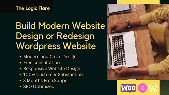 build modern website design or redesign wordpress website