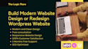 build modern website design or redesign wordpress website