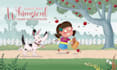 draw whimsical children story book illustration and cover