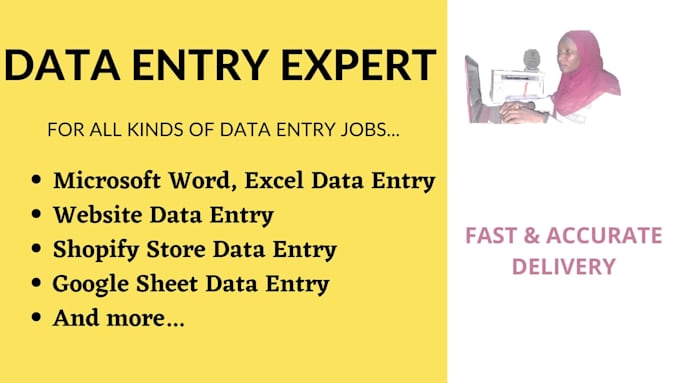 do accurate typing, data entry, copy paste, and web research