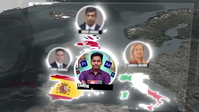 animate  custom short and map videos with motion graphics