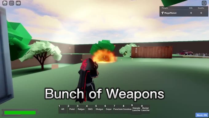 Give you my full roblox third person shooter game by Megamulani | Fiverr