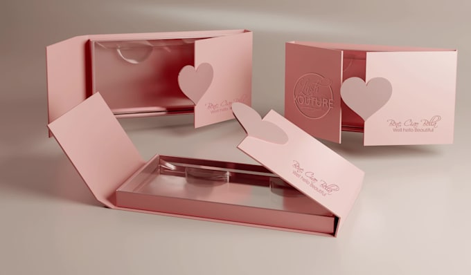 design your cosmetics, box, bottle packaging, and labels