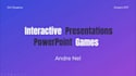 design interactive powerpoint games and presentations