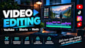 professionally edit youtube videos and short form content