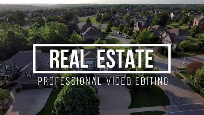 do professional real estate video editing within a day