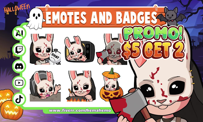 draw chibi twitch emotes, sub badges, stream animated emotes