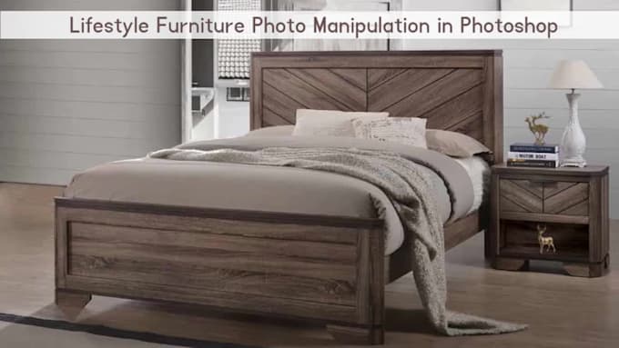 do lifestyle furniture photo manipulation in photoshop