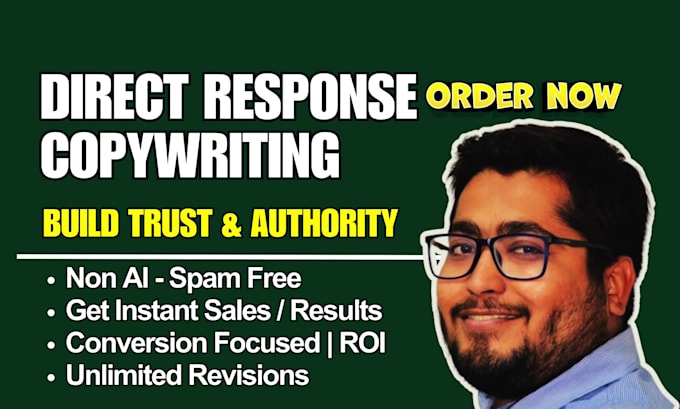 write landing page copy, website content, sales content and sales copy