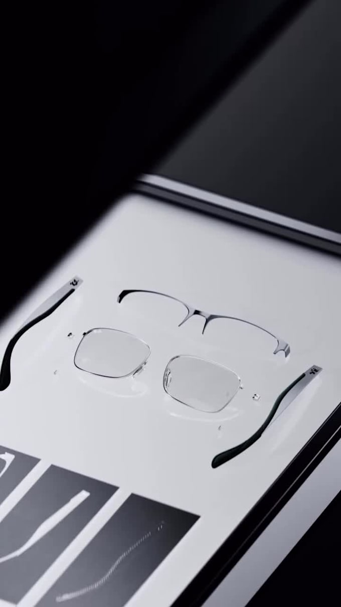 render 3d eyewear design, 3d glasses, sunglasses, frame, optical glasses