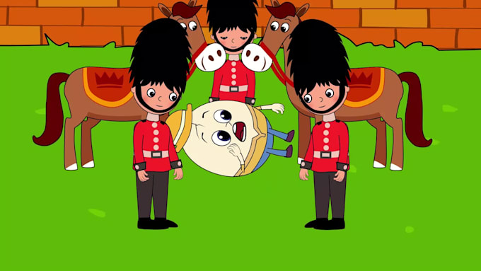 create 2d animation for kids nursery rhyme