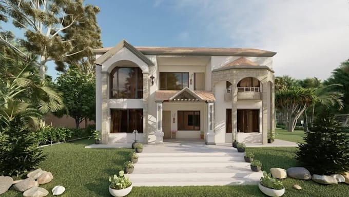 do 3d modeling and rendering for architectural projects