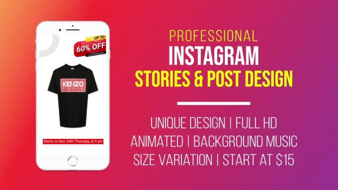 Create animated instagram story videos for social media marketing by  Designn_park | Fiverr