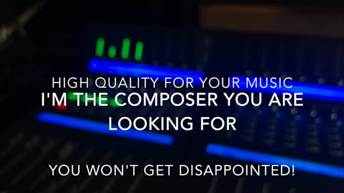 compose your soundtracks for your productions
