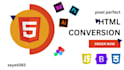 convert figma to html, xd to HTML, psd to html, responsive bootstrap 5