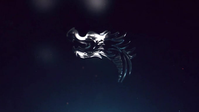 create a digital glitch logo animation