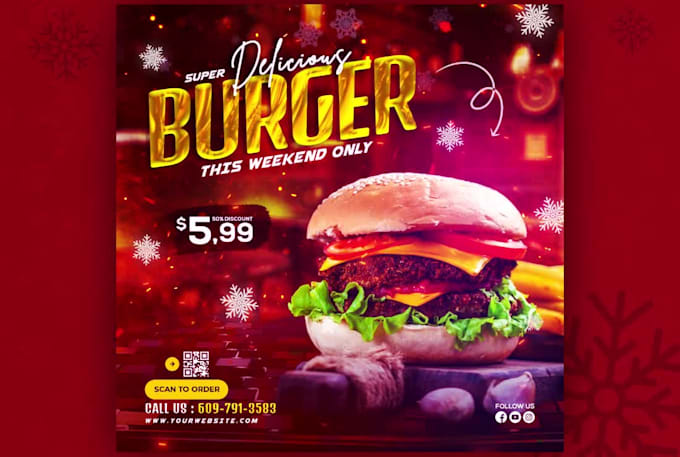 create christmas animated flyers