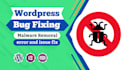fix wordpress issue bug fix or error and remove malware