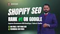 do complete shopify seo to improve ecommerce ranking, sales, and traffic