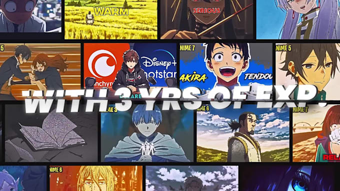 edit your anime videos for youtube professionally