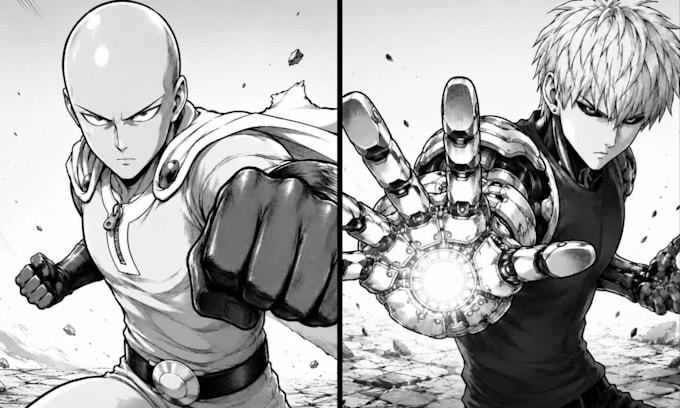 draw anime manga comic book illustration manga artist or webtoon cover art