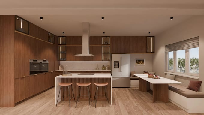 render your dream kitchen gig by US based artist