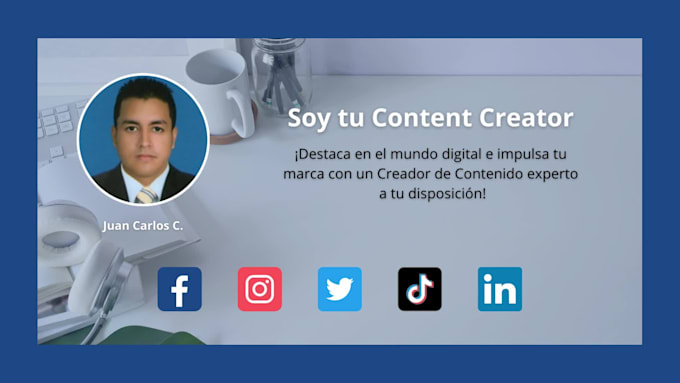be your content creator in spanish