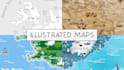 design illustrated maps in any style