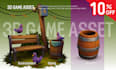 design high quality 3d game props and environment assets