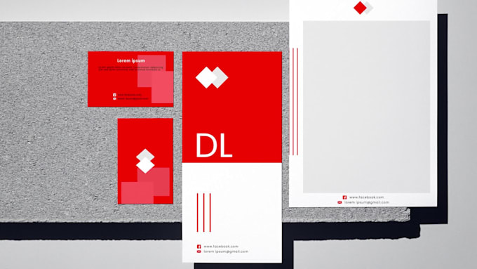 design business card letterhead and stationery all items