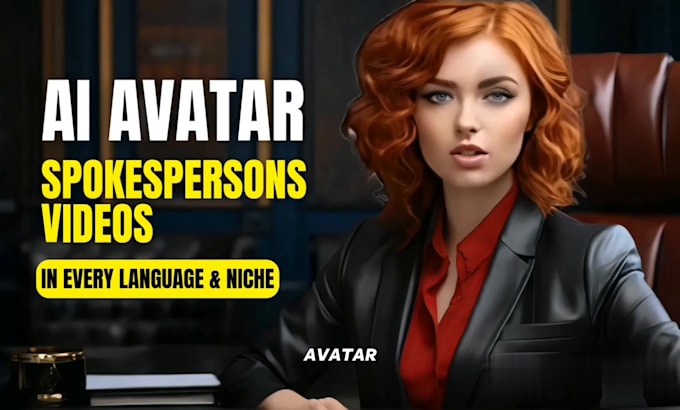 create ai spokespersons video